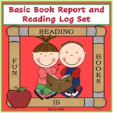 Book Report and Reading Log Set
