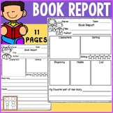 Book Report for Kindergarten and First Grade
