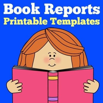 Preview of BOOK REPORTS REPORT Templates Choice Kindergarten 1st 2nd 3rd 4th Grade