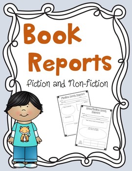 Preview of Book Reports {Fiction & Nonfiction}