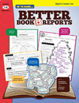 Preview of Book Reports Grades 7-8 - Aligned to Common Core