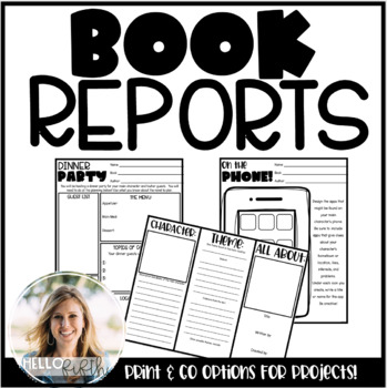 Preview of Book Reports for Upper Elementary Readers
