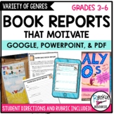 Book Reports, Book Report Template, Book Report Project, B