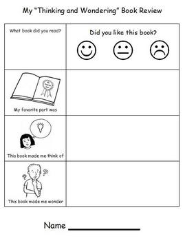 Preview of Book Response - Comprehension