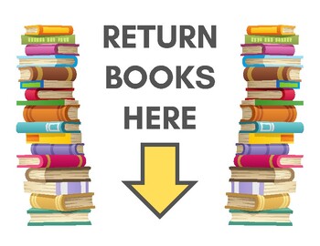Preview of Book Return Sign