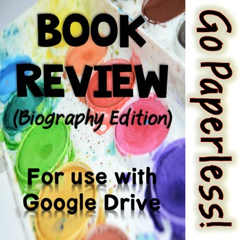 Preview of Digital Book Report - Biography for Google Drive - Distance Learning