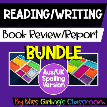 Preview of Book Review/Report BUNDLE - All Primary Versions - Aus/UK Spelling