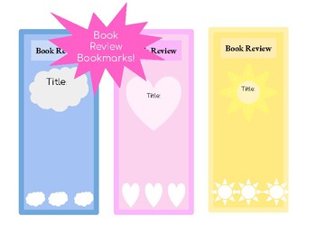Preview of Book Review Bookmarks