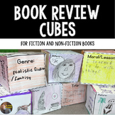 Book Review Cube: Fiction, Non-Fiction, and Sequencing Cub