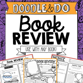 Preview of Book Review - Doodle Book Report - Use with any book!