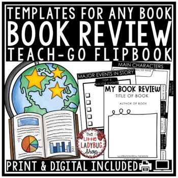 Preview of Book Report Review Template Reading Response, Literature Circles Book Clubs