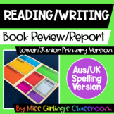 Book Review/Report - Lower Primary Version - Aus/UK Spelling