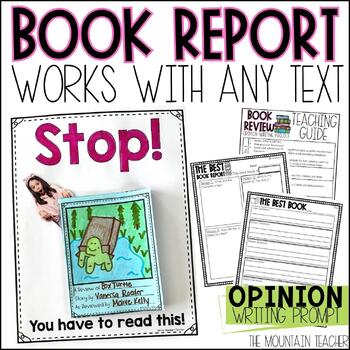Preview of Book Report Template and Book Review Activities with Graphic Organizers