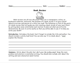 Book Review Planning Sheet