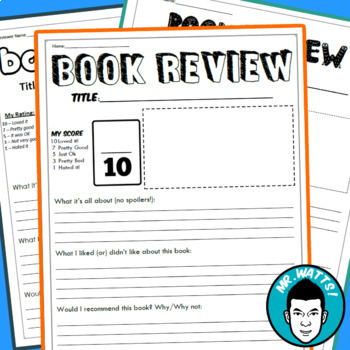 book review poster example