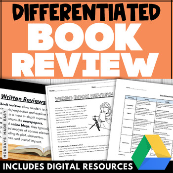 Preview of Book Review Project - Book Report Alternative for Any Novel Study or Short Story