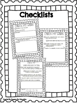 Book Review / Book Review Project (Graphic Organizers, Rubrics, & Posters)