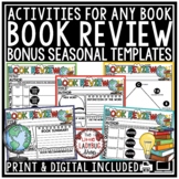 Book Review Templates Reading Response Graphic Organizers 