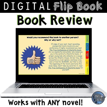 Preview of Book Review Template for Google Slides™ Digital