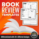 Book Review Templates for K-5+ [Differentiated with over 2