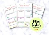 Book Review Worksheets