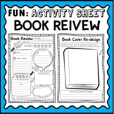 Book Review and Front Cover Design | Fun Literacy Activity