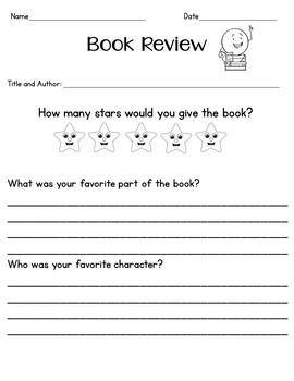 book review for elementary students