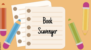 Preview of Book Scavenger Study Guide DIGITAL 