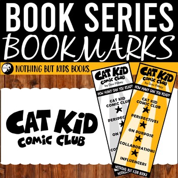Book Series Bookmarks  Cat Kid Comic Club by Nothing But Kids Books
