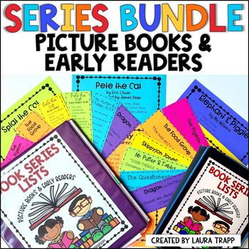 Preview of Book Series Lists Bundle for Picture Books and Easy Readers - Kids Book Series