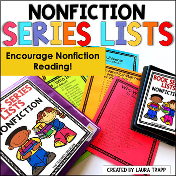 Preview of Book Series Lists for Nonfiction Books - Kids Book Series