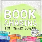 Book Sharing Menu for Middle School Independent Reading