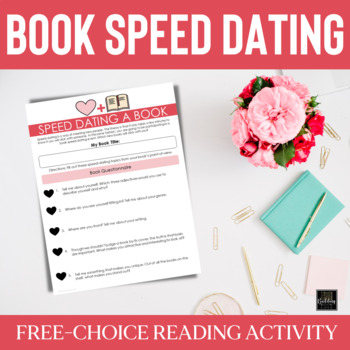 Preview of FREE Book Speed Dating: A fun free-choice reading activity and book project