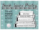 Book Spine Poetry - No-Prep Classroom Activity
