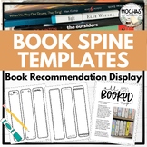 Book Spine Templates - Peer Book Recommendation Classroom Display