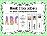 Book Stop Labels (Editable in PPT)