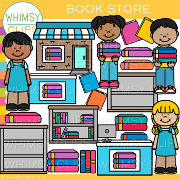 Preview of Book Store Clip Art
