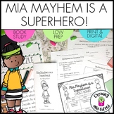 Book Study Aligned to Mia Mayhem is a Superhero! for Readi