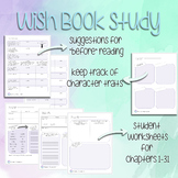 Book Study Guide for Wish by Barbara O'Connor - Printable