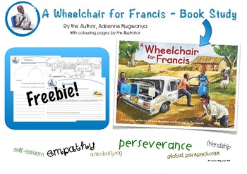 Preview of Book Study for A Wheelchair for Francis - Freebie!