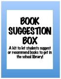 Book Suggestion Box Kit