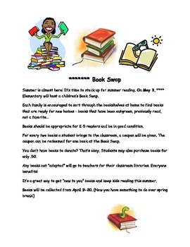 Preview of Book Swap to Promote Reading