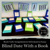 Blind Date With a Book | Book Talk Assignment & Informative Essay