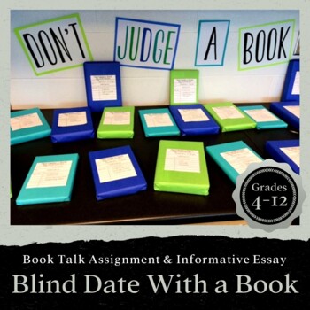 Preview of Blind Date With a Book | Book Talk Assignment & Informative Essay