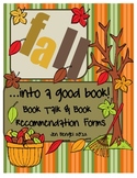 Book Talk & Book Recommendation Forms: Planning, Presentin