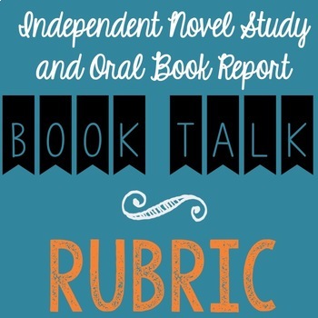 Preview of Book Talk / Oral Book Report Presentation RUBRIC