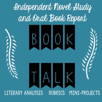Preview of Book Talk Oral Report Presentation BUNDLE: Instructions, Samples, Rubrics,&MORE!