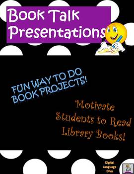 Preview of Book Talk Presentaton Student Rubrics and Peer Review Handouts