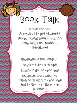 Preview of Book Talk Project-Get your students talking about literature!