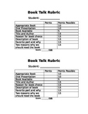 Book Talk Rubric